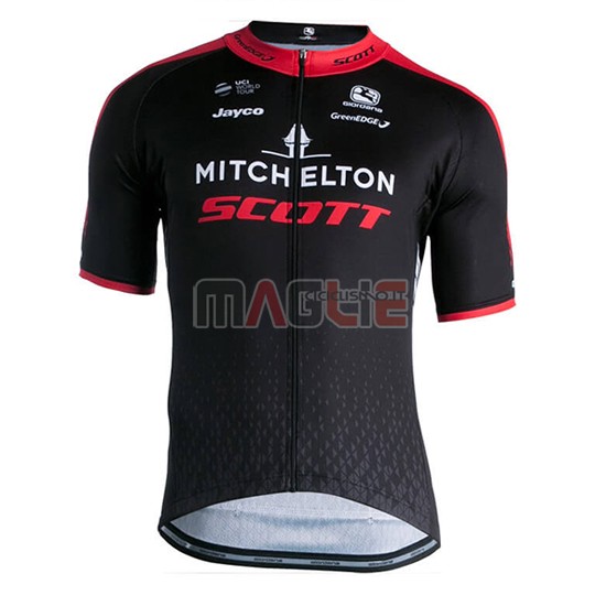 Maglia Scott Manica Corta 2018 Nero Rosso